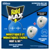 Raid Max Night & Day Recharge Anti-Moustiques * 2 Recharges