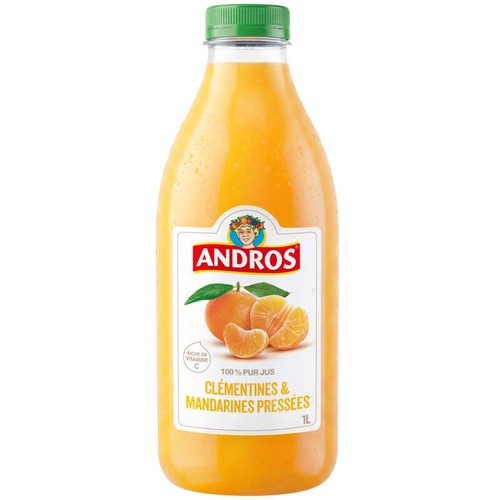 Andros Jus Clémentine Mandarine 1L