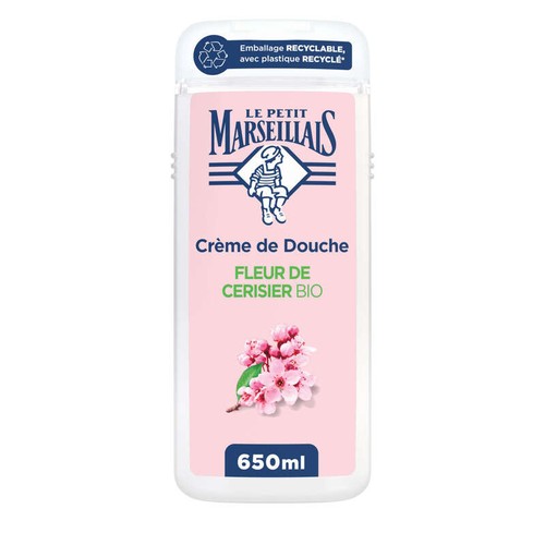 Le Petit Marseillais Crème de Douche Fleur de cerisier Bio 650ml