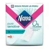Nana Pure Sensitive Serviettes Ultra  Régulier x14
