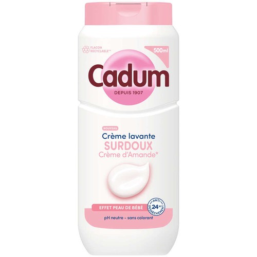 Cadum Douche Crème lavante surdoux à la crème d'Amande 500ml