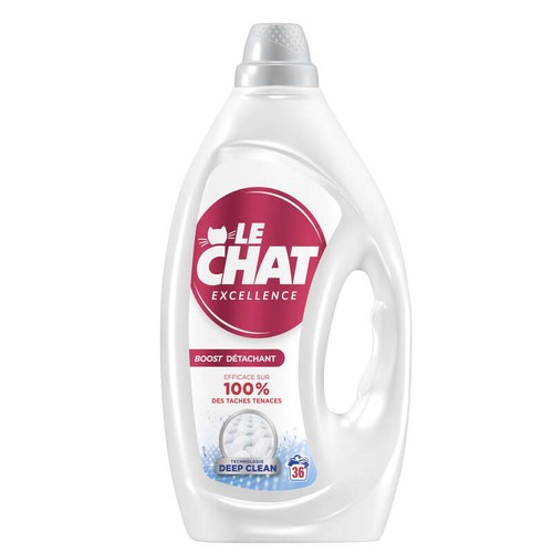 Le Chat Lessive Liquide Excellence Boost Détachant  x36 Lavages