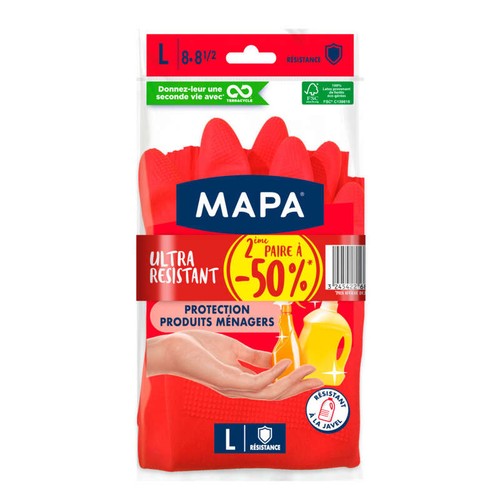 Mapa Gants Ultra Résistant La 2ème paire à -50% Taille L