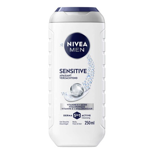 Nivea Men Gel Douche Sensitive à la Vitamine E et à l’Acide Hyaluronique 500ml