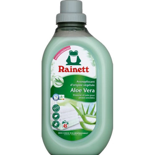 Rainett Adoucissant Hypoallergénique Peaux Sensibles à l'Aloe vera x45 Lavages