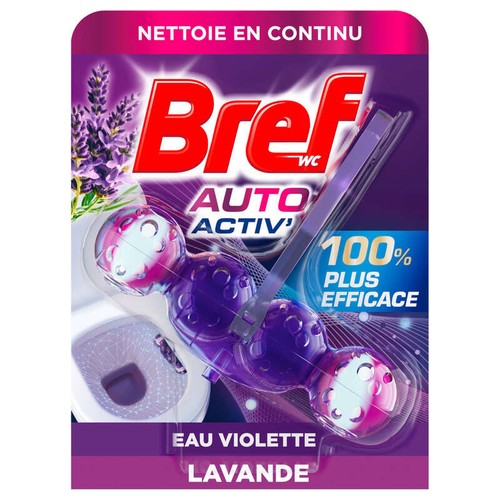 Bref WC Auto activ’ Bloc Senteur lavande 52g