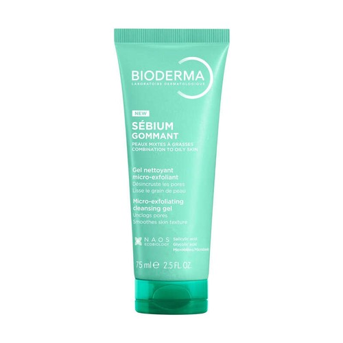 Bioderma Sebium gommant Gel nettoyant micro-exfoliant 75ml
