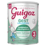 Guigoz Gest 3ème âge Croissance Lait Infantile formule épaissie - 800g