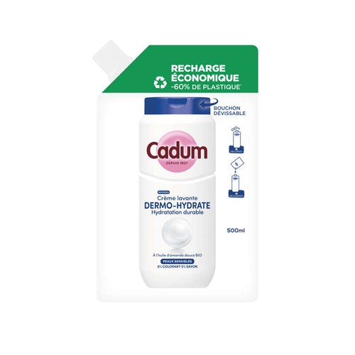 Cadum Douche Crème lavante dermo hydrate Ecopack 500ml