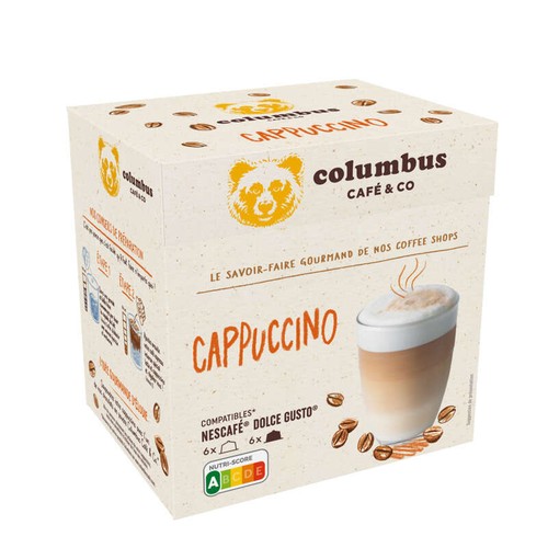 Columbus Café Capsules Cappuccino Nescafé Dolce Gusto x12 144g