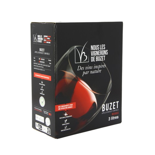 Nous Les Vignerons de Buzet Aoc Rouge BIB 3L
