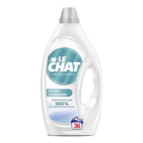 Le Chat Lessive Liquide Excellence Boost Fraîcheur x36 Lavages