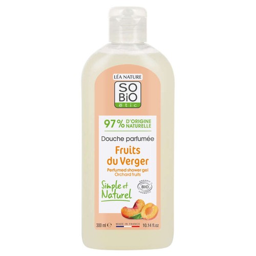 SO'BIO Étic Gel Douche Fruits du Verger 300ml