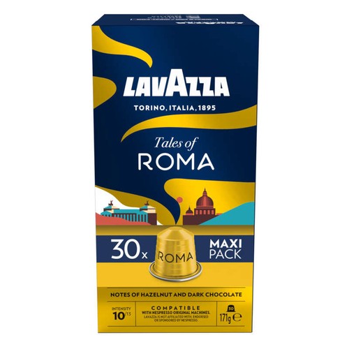 Lavazza Tales of Roma Capsules café Intensity 10/13, x30 57g