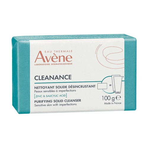 Avène Eau Thermale Cleanance Nettoyant solide désincrustant 100g