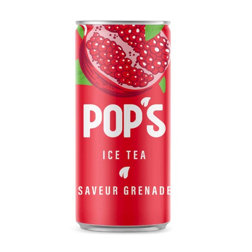 Pop's Thé Glacé saveur Grenade 33cl