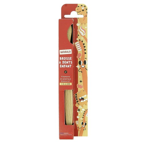 Naturalia Brosse à dents en Bois pour Enfants x1