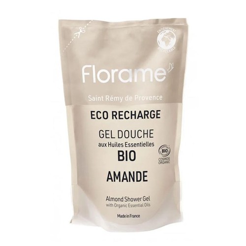 Florame Gel Douche Amande Éco-Recharge Bio 700ml