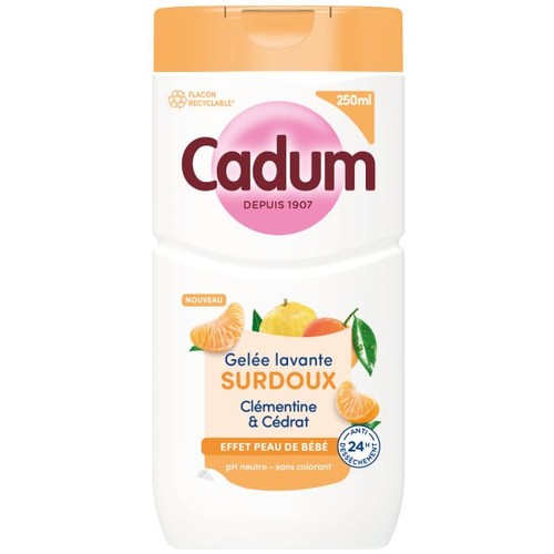Cadum Douche Crème lavante surdoux Clémentine & Cédrat 250ml