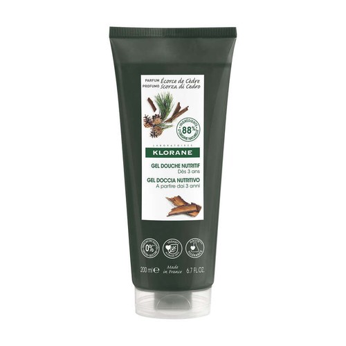 [Para]  Klorane Gel douche Ecorce de Cèdre Tous types de peaux 200ml