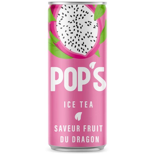 Pop's Ice tea Fruit du Dragon 330ml