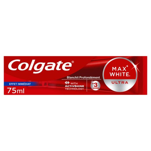 Colgate Max White Ultra Dentifrice Blancheur Effet Immédiat 75ml