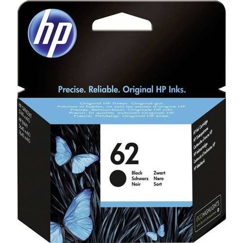Hp Cartouche D'Encre Noire N°62