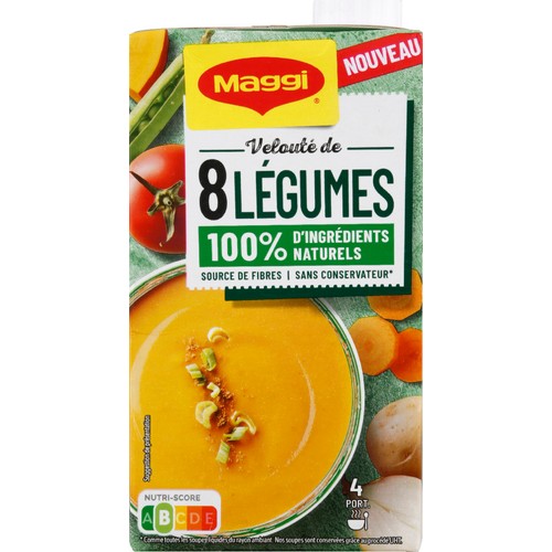 Maggi Soupe velouté de 8 légumes 1L