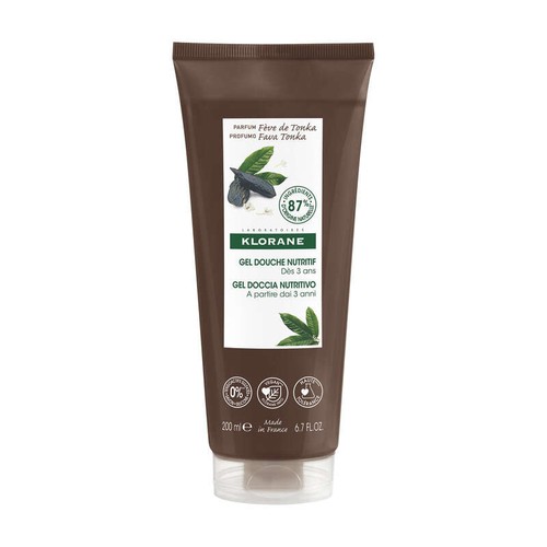 [Para] Klorane - Douche - Gel douche Fève de Tonka au beurre de Cupuaçu BIO - Tous types de peaux 200 ml