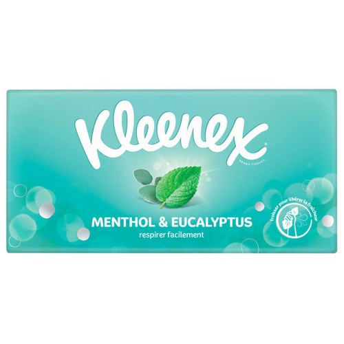 Kleenex Mouchoirs Menthol & eucalyptus x56