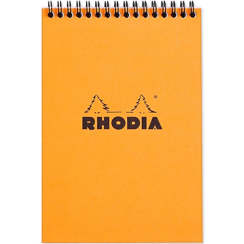 Rhodia Bloc notes spiralé148x210 160p Petits Carreaux x1