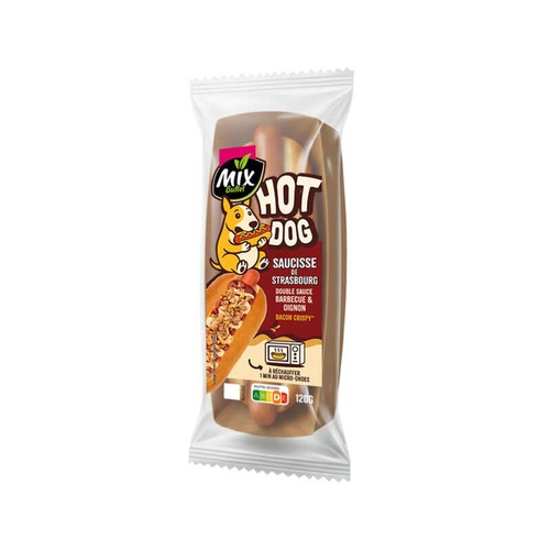 Mix buffet Hot Dog sauce barbecue oignon bacon 120g