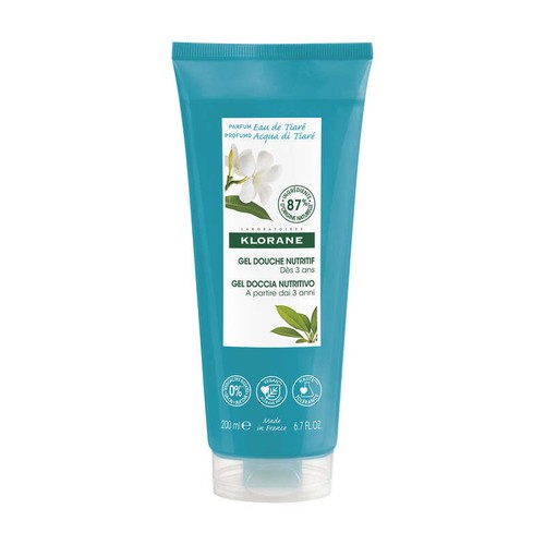 [Para] Klorane - Douche - Gel douche Eau de Tiaré au beurre de Cupuaçu BIO - Tous types de peaux 200 ml