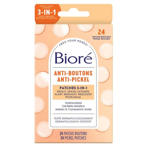 Bioré Patch 3-en-1 Anti-Boutons x24