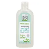 SO'BiO Shampoing Tous Types de Cheveux Aloe Vera 300ml