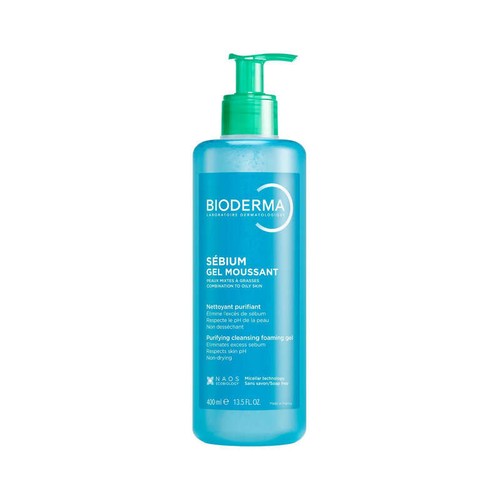 Bioderma Sebium Gel moussant Nettoyant purifiant 400ml