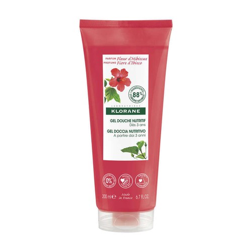 [Para] Klorane Gel douche Fleur d’Hibiscus  Tous types de peaux 200ml
