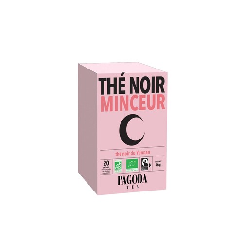 Thés de la Pagode Thé noir minceur Bio 36g