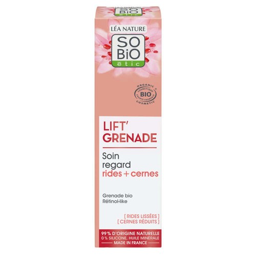 SO'BiO Étic Lift'Grenade Soin Regard Rides + Cernes Bio 15ml