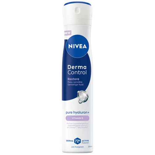 Nivea Déodorant Spray Anti-transpirant 72H Derma Control Restore 200ml