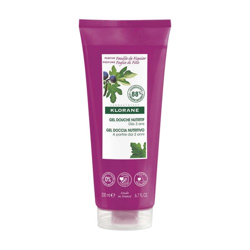 [Para]  Klorane  Gel douche Feuille de Figuier Tous types de peaux 200ml