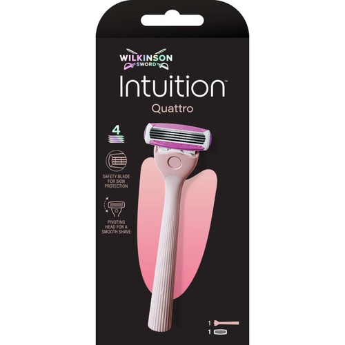 Wilkinson Rasoir jetable pour Femme Intuition Quattro x1