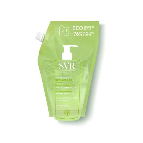 SVR Sebiaclear Peaux à tendance acnéique Gel Moussant 400ml
