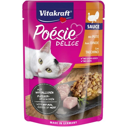 Vitakraft Poésie Délice Filet de dinde Chat adulte 85g