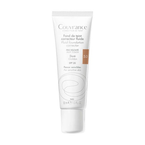 Eau Thermale Avène Couvrance Fond de Teint Correcteur Fluide SPF20 Teinte 5.0 Doré 30ml