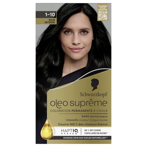 Schwarzkopf Oleo Coloration permanente  1-10 Noir Intense