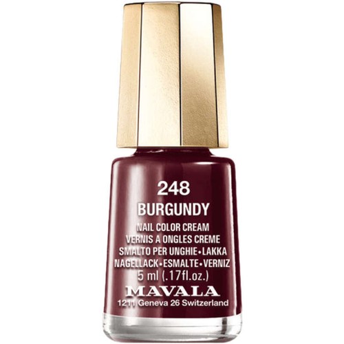 Mavala Vernis à Ongles Crème Couleur 248 Burgundy 5ml