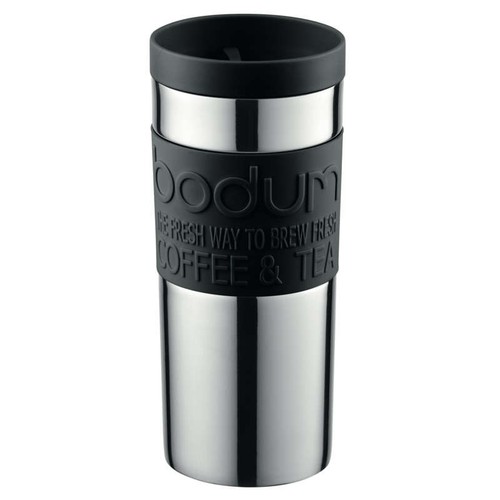 Bodum Mug de Voyage en Inox Noir 35cl