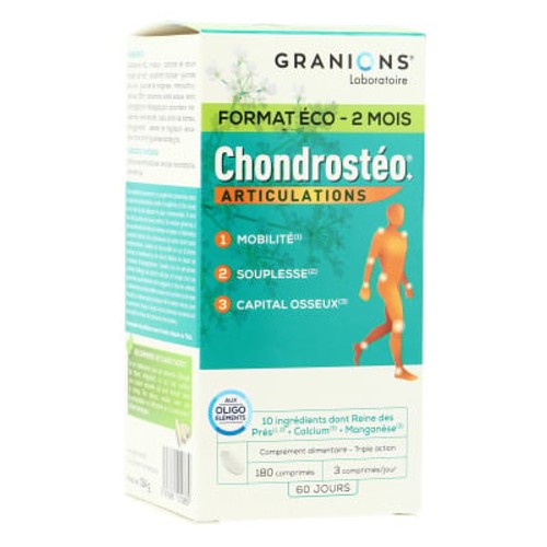 Granions Chondrostéo + Articulations 180 Comprimés