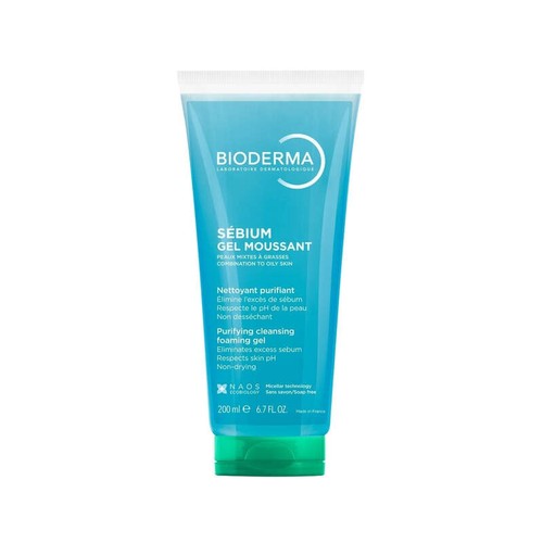 Bioderma Sébium Gel moussant Nettoyant purifiant 200ml